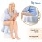 Toilet Seat Covers Disposable - 20 Pack - Waterproof, Ideal for Kids and Adults - Extra Large, Individually Wrapped for Travel, Toddlers Potty Training in Public Restrooms (Waves, 20)