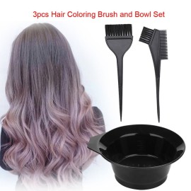 Dioche 3pcs Hair Dye Brush and Bowl Set, Professional Salon Hair Coloring Dyeing Kit- Dye Brush & Comb/Mixing Bowl/Tint Tool, Tools for Hair Tint Dying Bleaching Coloring, Wholesale Business