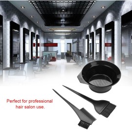 Dioche 3pcs Hair Dye Brush and Bowl Set, Professional Salon Hair Coloring Dyeing Kit- Dye Brush & Comb/Mixing Bowl/Tint Tool, Tools for Hair Tint Dying Bleaching Coloring, Wholesale Business