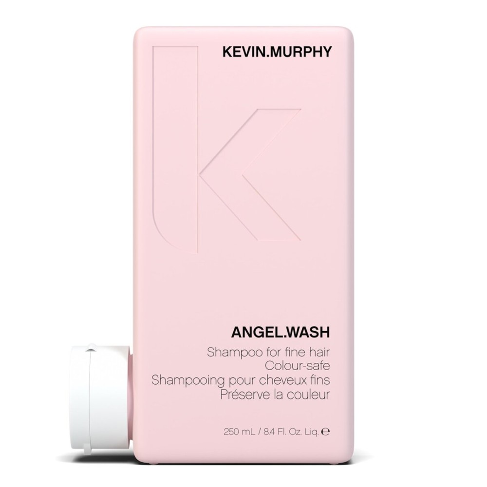 KEVIN.MURPHY ANGEL.WASH - Restorative Shampoo - For Fine Coloured Hair - Colour-Safe Shampoo - With Vitamins & Antioxidants - Sulphate & Paraben Free - 250 ml / 8.4 fl oz