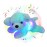 Glow Guards 15\'\' Blue Musical Dog Plush Soft Stuffed Animal Puppy with LED Night Lights Christmas Children\'s Day Birthday Gifts for Toddler Kids