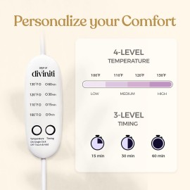 Heated Eye Mask for Dry Eye Relief - Stye Treatment, Warm Compress for Sinus, Electric Warming Patch With Moist Heat - Black