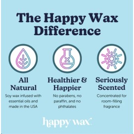 Happy Wax Clear Reusable Silicone Wax Warmer Liner for Happy Wax Signature, Mod, and Himalayan Wax Melters - No Mess, No Scrape Way to Remove Scented Wax - Long Lasting and Reusable Silicone
