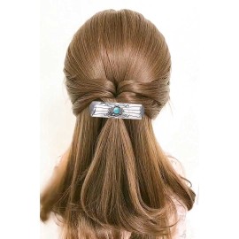 Yean Boho Turquoise Hair Clip Vintage Barrettes Minimalist Hair Pin for Women and Girls (Silver) Yean Boho Turquoise Hair Clip Vintage Barrettes Minimalist Hair Pin for Women and Girls (Silver)