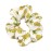 Fodattm 4PCS Elastic Hair Scrunchies Hair Bands Hair Ties Scrunchy Hair Rope Ponytail Holder for Women (Pineapple pattern)