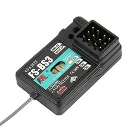 Flysky FS-BS3 FS-BS4 FS-BS6 Receiver with Gyro Stabilization System for S-GT2 FS-GT2B FS-GT3B RC Transmitter Spare Part Accessories Vehicle Toys (FS-BS3)