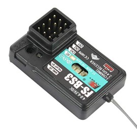 Flysky FS-BS3 FS-BS4 FS-BS6 Receiver with Gyro Stabilization System for S-GT2 FS-GT2B FS-GT3B RC Transmitter Spare Part Accessories Vehicle Toys (FS-BS3)