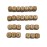 104pcs Square Wood Alphabet Beads 12MM Natural Beech Wooden Letter Beads for Jewelry Making DIY Beads Necklace (Wood Letter 104pcs)