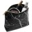 Glamlily Black Marble Printed Cosmetic Travel Pouch Set for Makeup Supplies (2 Pack)