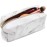 Glamlily Set of 2 White Marble Makeup Organizer Bag, Cosmetic Storage Pouch, Travel Toiletry Case