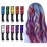 EBANKU Temporary Hair Chalk Comb, 10 Color Washable Hair Chalk Set for Girls Kids Gifts on Cosplay DIY Halloween Christmas Day Birthday Party