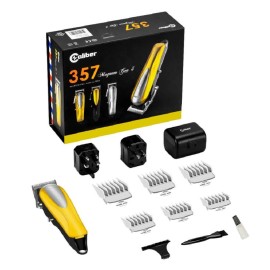 Caliber 357 Magnum Professional Cordless Clipper Rechargeable, gold, black, red, blue 1 Count