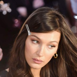 30 Pcs Hairdressing Double Prong Curl Clips 1.8 Curl Setting Section Hair Clips for Hair Bow Great Pin Curl Clip, Styling Clips for Hair Salon, Barber, Silver.