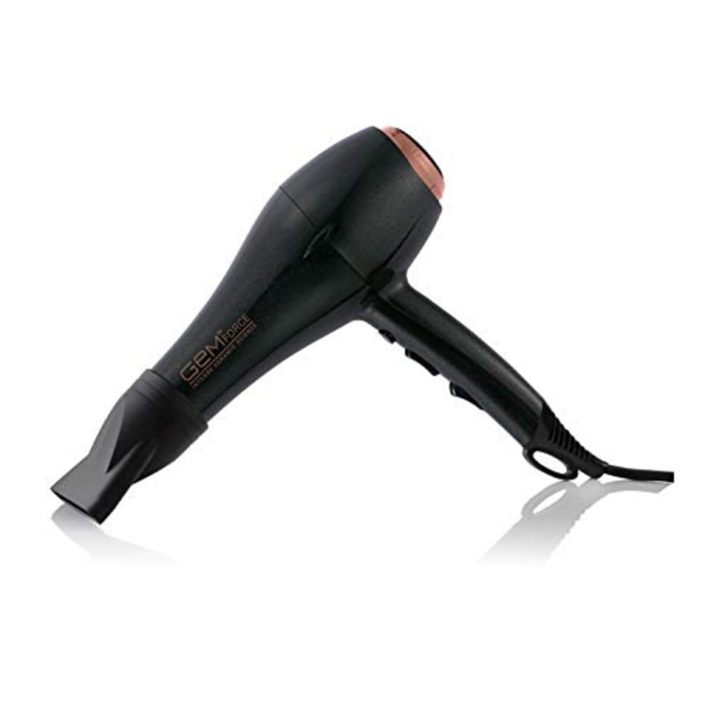 Gem Force Professional Intense Ionic Ceramic Science Hair Dryer - Black/Rose Gold