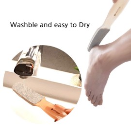 Perfect Pedicure Rasp Foot File, Professional Foot Care Pedicure File to Removes Hard Skin, Soft Feet Dead Skin Heel Scrub Shaver and Rough Patch Eliminator Remover for Dry and Wet Toe and Feet Peel