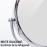 Nicesail Makeup Mirror Tabletop 8 Inch Double-Sided with 7X Magnification, Magnifying Mirror with Pedestal for Shaving Mirror, Height Adjustable Mirror for Makeup, Chrome Finish (8 Inch, 7X)