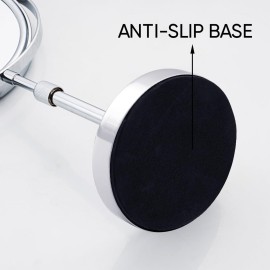 Nicesail Makeup Mirror Tabletop 8 Inch Double-Sided with 7X Magnification, Magnifying Mirror with Pedestal for Shaving Mirror, Height Adjustable Mirror for Makeup, Chrome Finish (8 Inch, 7X) Nicesail Makeup Mirror Tabletop 8 Inch Double-Sided with 7X Magnification, Magnifying Mirror with Pedestal for Shaving Mirror, Height Adjustable Mirror for Makeup, Chrome Finish (8 Inch, 7X)