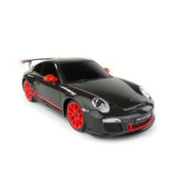 PowerTRC Radio Remote Control Car Porsche 911 GT3 RS Sports Car for Kids and Adults Age 6-12 Years 1:24 Scale (Black) Officially Licensed, Birthday Ideas