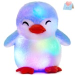 Glow Guards Light up Penguin Stuffed Animal Snuggle Soft Plush Toy with LED Night Lights Glow Birthday Children\'s Day for Toddler Kids, 12\'\'