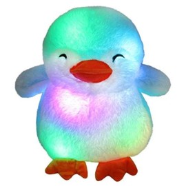 Glow Guards Light up Penguin Stuffed Animal Snuggle Soft Plush Toy with LED Night Lights Glow Birthday Children\'s Day for Toddler Kids, 12\'\'