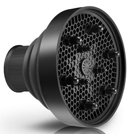 WAJIAYON Universal Collapsible Hair Dryer Diffuser Attachment- Salon Grade tool,Lightweight Foldable Portable Travel Folding Design Fit Most of blow Dryers-Black WAJIAYON Universal Collapsible Hair Dryer Diffuser Attachment- Salon Grade tool,Lightweight Foldable Portable Travel Folding Design Fit Most of blow Dryers-Black