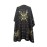 Barber Capes for Men, Hair Cutting Cape with Metal Snap Closure, Professional Salon Cape, Large Waterproof Hairdressing Cape for Hairstylist- 63 56 (Black & Gold)