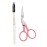 Tweezerman Exclusive Tea Rose Brow Shaping Scissors & Brush