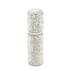 Bestbling Rhinestone Empty Portable spray bottle, cosmetic Perfume spray bottle spray essential oil bottle glass perfume bottle 10ML (Silver)