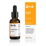 Q+A Super Food Facial Oil. A complexion enhancing face oil packed with 100% natural ingredients. 30ml/1fl.oz