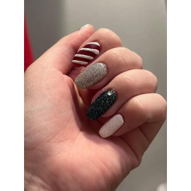 10g 0.2mm Shimmer White Rainbow Nail Glitter Holographic Shining Sugar Nail Glitter Candy Coat Powder Sugar Coating Effect Powder Nail Pigment Powder Nail Art Decorations Dust Diamond Dust for Nails