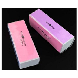 UPSTORE 10 PCS Multicolor Nail File Buffer Set - 4 in 1 Nail Care Tool - Sponge & EVA Material - Fine Grit - Suitable for Fingers & Toes