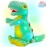Glow Guards Light up T-Rex Dinosaur Stuffed Animal,Soft Dinosaur Plush Toy with LED Night Lights Glow in The Dark,Birthday Children\'s Day Gifts for Toddler Kids,14\'\'