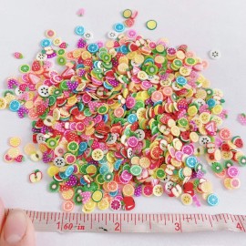 EHOPE 3000 PCS Clay Slices Fruit Nail Art Slices for DIY 3D Polymer Slices Making Polymer Clay Slices for Nail ArtFruit Slices