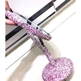 Bestbling Bling Rhinestone Portable Magnified Double Sided Swivel Makeup Vanity Mirror, 360Rotate Makeup Mirror Round Shaped Two-Sided Makeup Mirror (Pink) Bestbling Bling Rhinestone Portable Magnified Double Sided Swivel Makeup Vanity Mirror, 360Rotate Makeup Mirror Round Shaped Two-Sided Makeup Mirror (Pink)