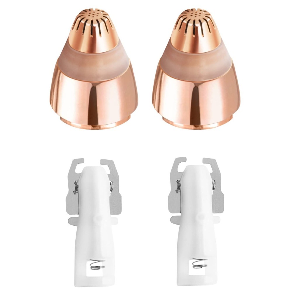 Replacement Heads for Finishing Touch Flawless Brows Eyebrow Facial Hair Remover, Rose Gold - Pack of 2 Replacement Heads for Finishing Touch Flawless Brows Eyebrow Facial Hair Remover, Rose Gold - Pack of 2