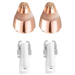 Replacement Heads for Finishing Touch Flawless Brows Eyebrow Facial Hair Remover, Rose Gold - Pack of 2