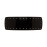 France Luxe Studded Rectangle Volume Barrette, Black