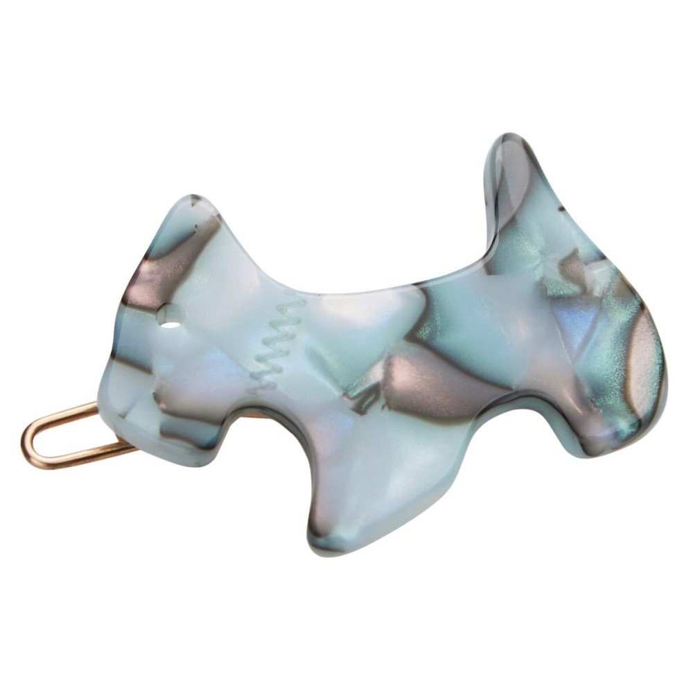 France Luxe Mini Scotty Dog Tige Boule Barrette, South Sea