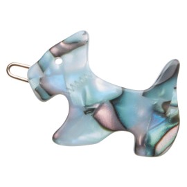 France Luxe Mini Scotty Dog Tige Boule Barrette, South Sea