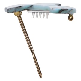 France Luxe Mini Scotty Dog Tige Boule Barrette, South Sea