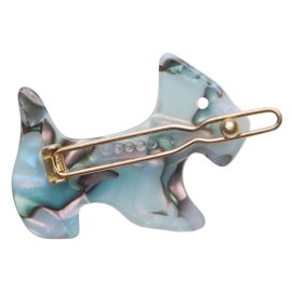 France Luxe Mini Scotty Dog Tige Boule Barrette, South Sea