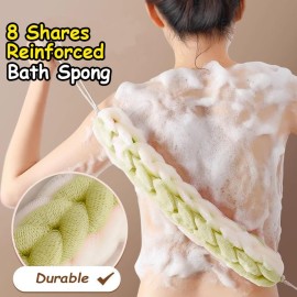 AARAINBOW 2 Packs Upgraded Long Stretch Back Sponge with Rope Handles Back Scrubber Bath Shower Mesh Sponge Exfoliating Body Scrub Stretch Braided Loofah for Men Women Shower Rope (Gray+Green) AARAINBOW 2 Packs Upgraded Long Stretch Back Sponge with Rope Handles Back Scrubber Bath Shower Mesh Sponge Exfoliating Body Scrub Stretch Braided Loofah for Men Women Shower Rope (Gray+Green)