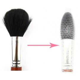 GBSTORE 100pcs Makeup Cosmetic Beauty Brush Protector Pen Guards Make up Brushes Sheath Mesh Netting Protector Cover Makeup Tools