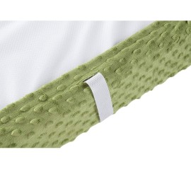 Baby Changing Pad Cover, Super Soft Plush Dot Diaper Changing Table Covers for Baby Girls and Boys, Ultra Comfortable, Safe for Babies, Fit 32/34\'\' x 16 Pad (Sage) Baby Changing Pad Cover, Super Soft Plush Dot Diaper Changing Table Covers for Baby Girls and Boys, Ultra Comfortable, Safe for Babies, Fit 32/34\'\' x 16 Pad (Sage)