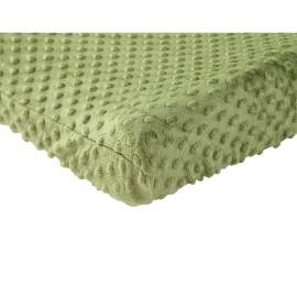 Baby Changing Pad Cover, Super Soft Plush Dot Diaper Changing Table Covers for Baby Girls and Boys, Ultra Comfortable, Safe for Babies, Fit 32/34\'\' x 16 Pad (Sage) Baby Changing Pad Cover, Super Soft Plush Dot Diaper Changing Table Covers for Baby Girls and Boys, Ultra Comfortable, Safe for Babies, Fit 32/34\'\' x 16 Pad (Sage)