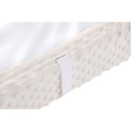 QUENESS Baby Changing Pad Cover, Super Soft Plush Dot Diaper Changing Table Covers for Baby Girls and Boys, Ultra Comfortable, Safe for Babies, Fit 32/34\'\' x 16 Pad (Beige)