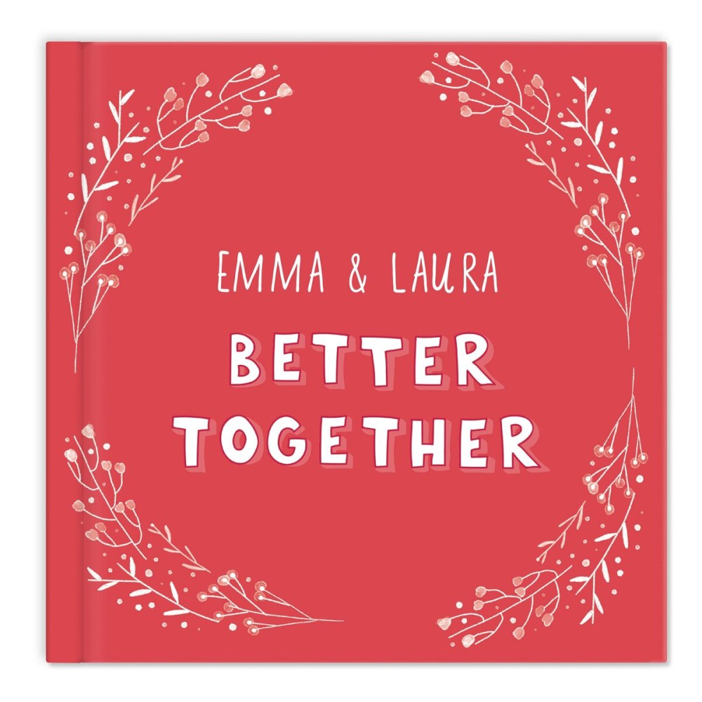 Personalized Book for Boyfriend, Girlfriend, Spouse, Partner, Anniversary | Book of Us (Hardcover)