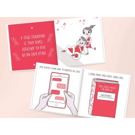 Personalized Book for Boyfriend, Girlfriend, Spouse, Partner, Anniversary | Book of Us (Hardcover)