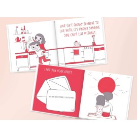 Personalized Book for Boyfriend, Girlfriend, Spouse, Partner, Anniversary | Book of Us (Hardcover)