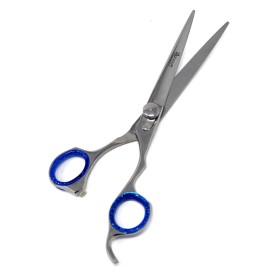 7 Professional Hair Cutting Barber Scissors, Stainless Steel, with Finger rest, Lightweight Razor Edge Haircut Scissors for Hair Salon, Hairdresser